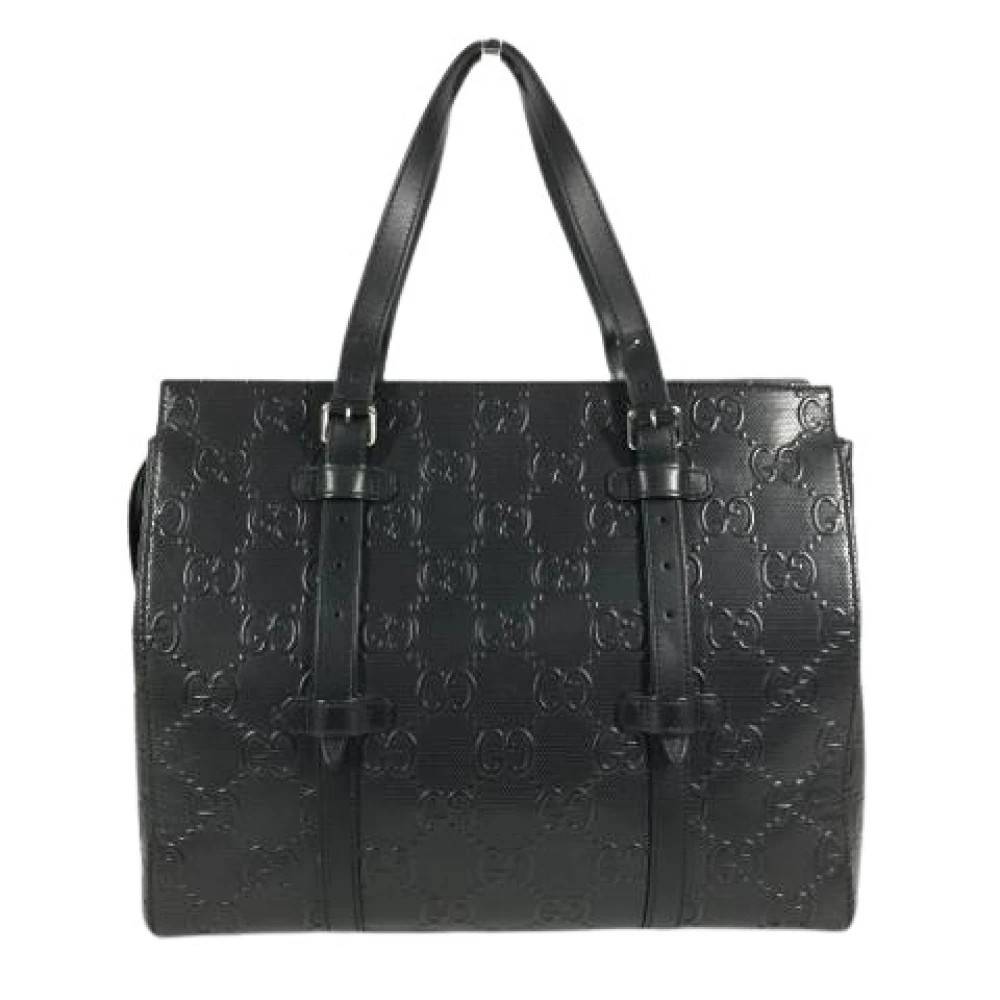 Gucci Vintage Pre-owned Vintage Skuldertaske - Vintage - Dame - Sort - ONE SIZE - Uld
