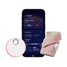 Owlet Dream Sock babymonitor-rosa - Rosa