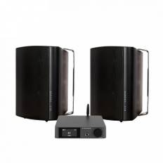 Dynavoice CA802BT & DLS MB6i utomhushögtalare, svart