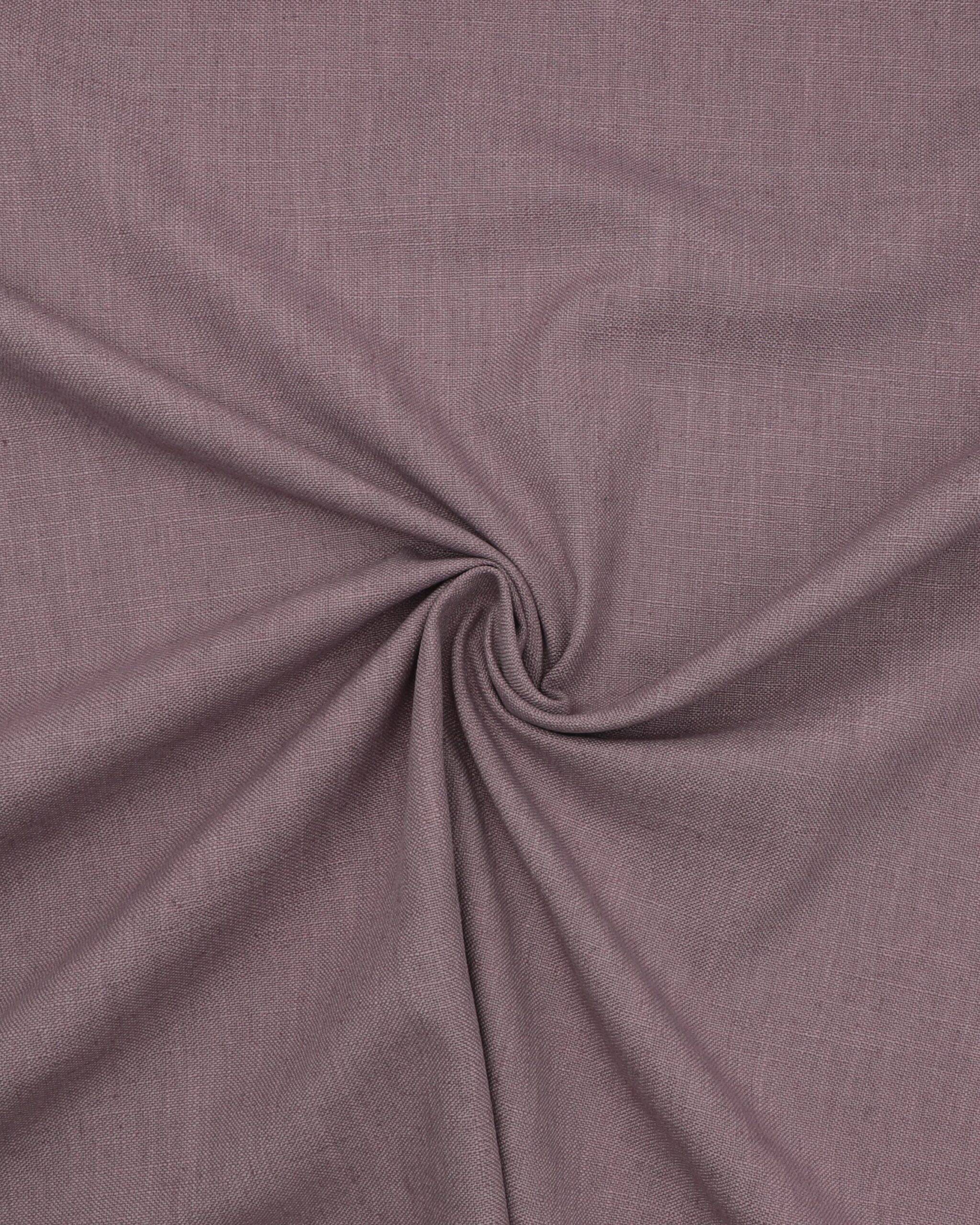 Lyngfarvet- Gardinstof/møbelstof - 20% Hør, 80% Polyester