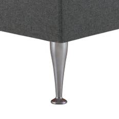 Promise design sängben krom - 19 cm - Silver