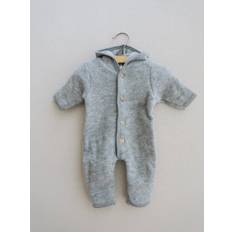 Engel - Wool/fleece Overall - Grey Melange - 74/80