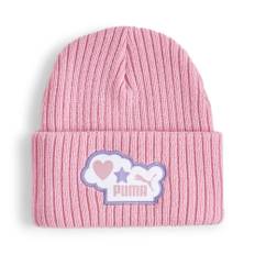 Puma Comic Beanie Hat Youth, Pink, Size Youth, Accessories - Mauved Out - Youth