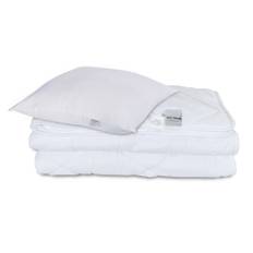 Set med täcke och kudde - Helårstäcke 150x210 cm + kudde 50x60 cm - Fibertäcke - Zen Sleep allergivänligt täcke och kudde (150x210 cm)