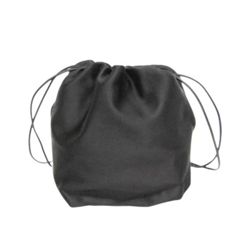 Jil Sander Pre-owned Pre-owned Drawstring taske - Vintage - Dame - Sort - ONE SIZE - Uld