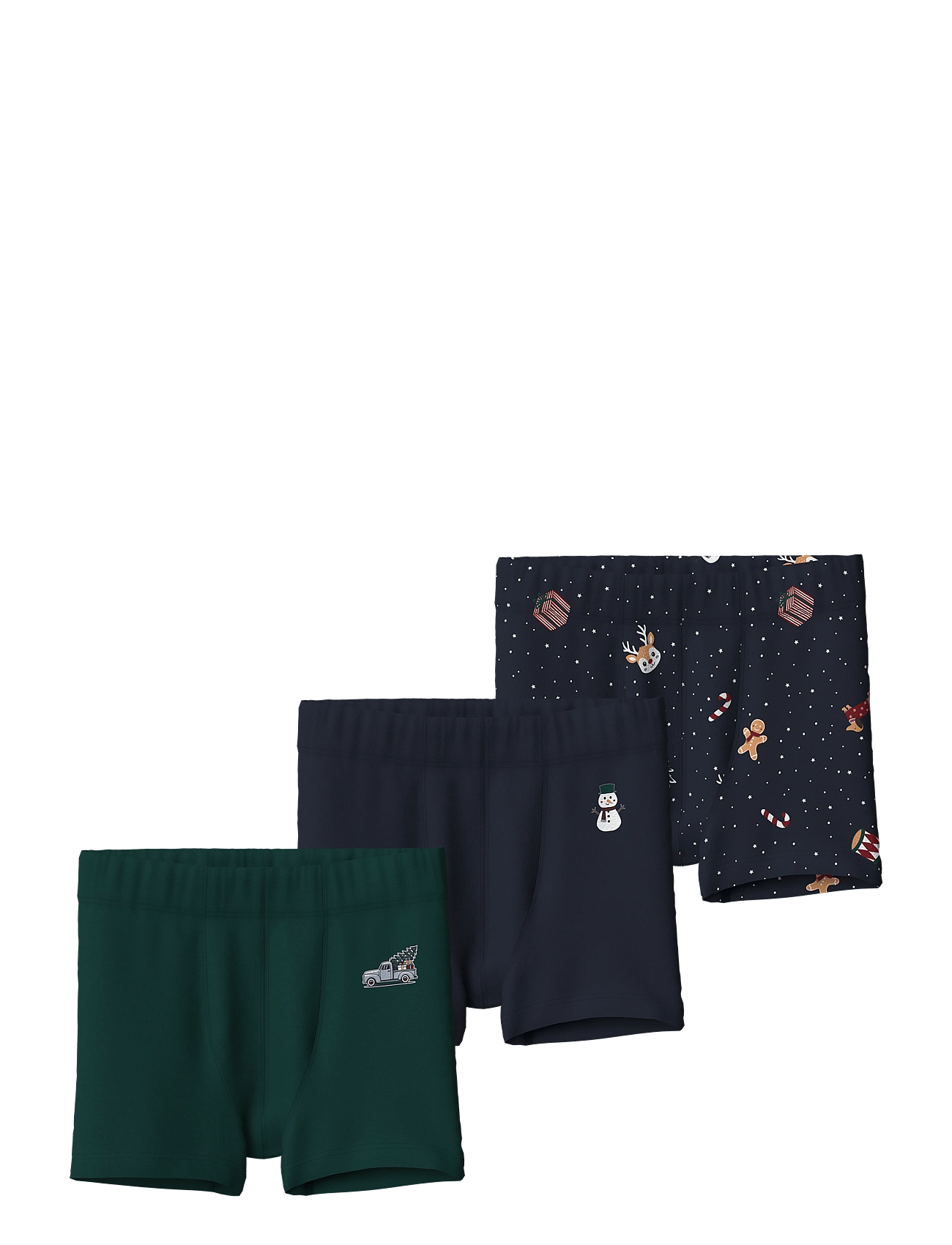 NAME IT Nmmvismas 3P Tights Giftpack | Navy | 110