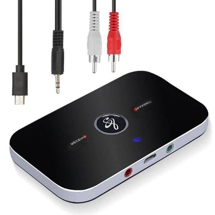 WST Bluetooth Émetteur Récepteur | Musou Bluetooth 4.0 Transmitter - Receiver Adaptateur Audio | Bluetooth Sans fil 2-en-1 TV, MP3