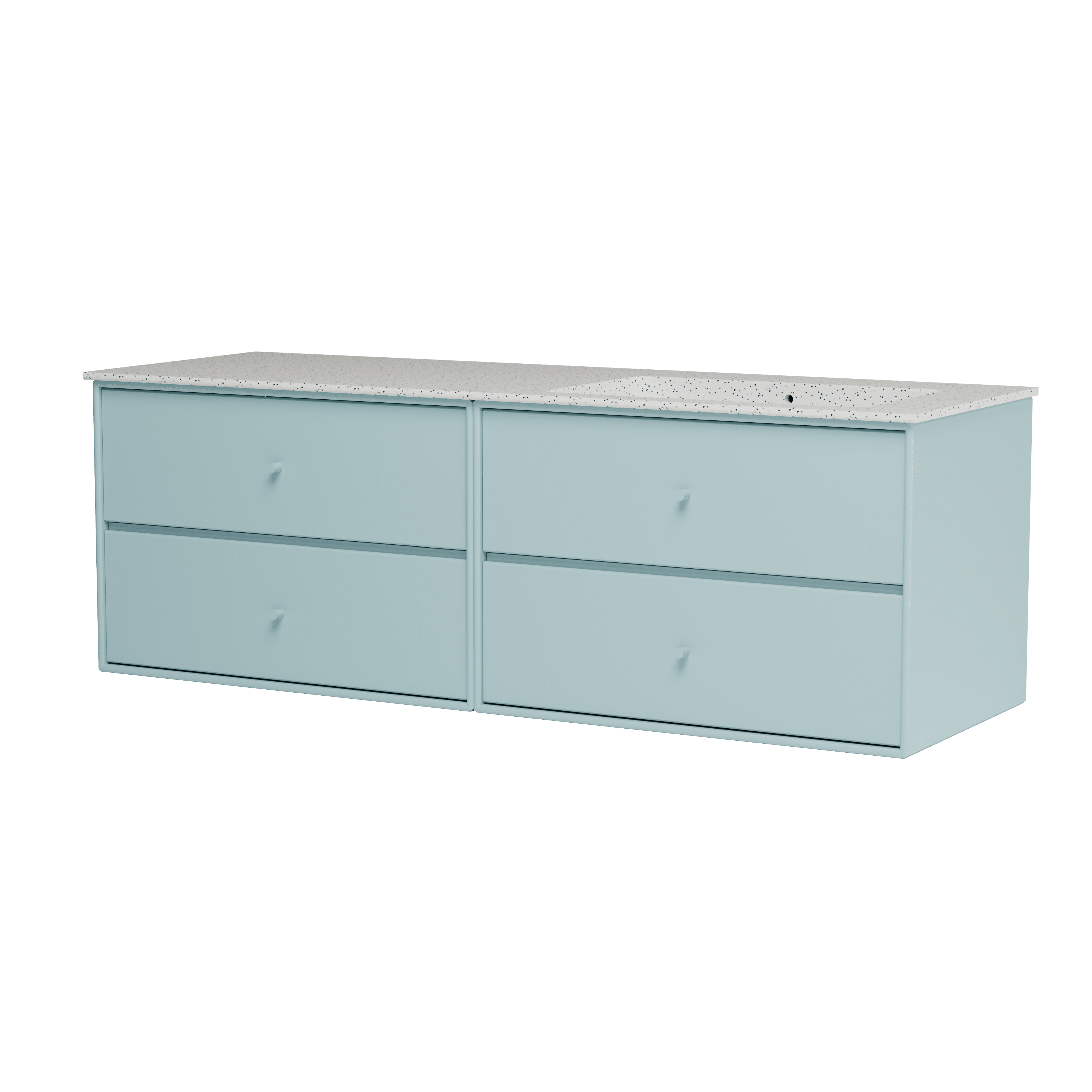 Montana Basin SU2402 – badmodul med vask, 141 cm Flint - Jacobsen Plus