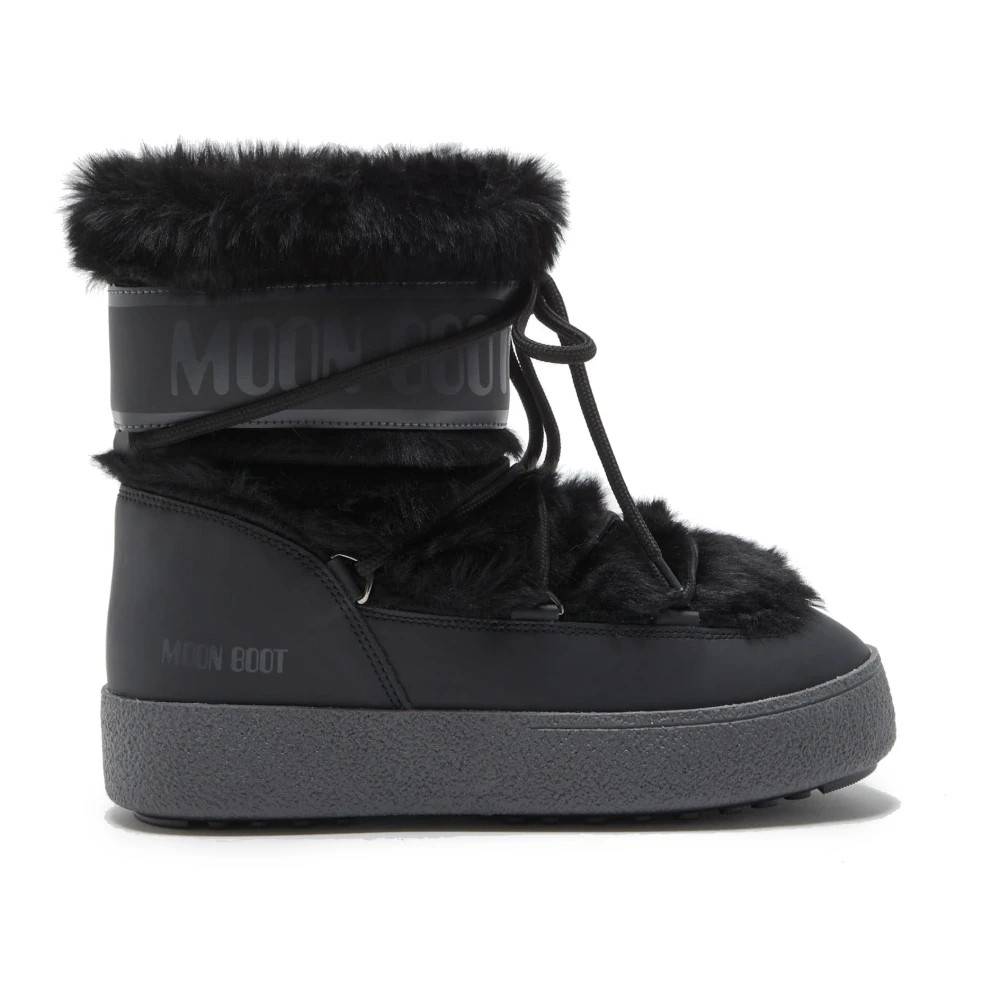Moon Boot - Ltrack Low Faux-Fur Skor - Dam - 36 EU - Polyester