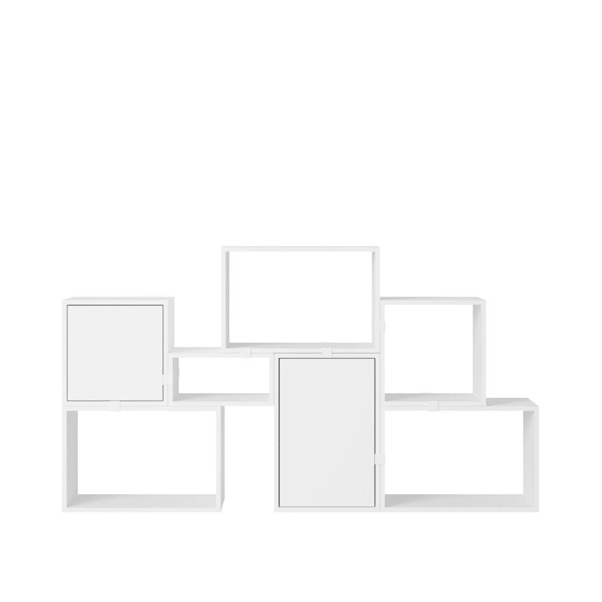 Muuto Stacked Bookcase - Config 6 - Hvid