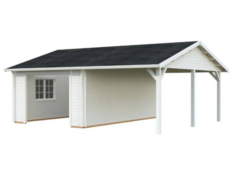 Garage, Roger, 35,2 m², hvid