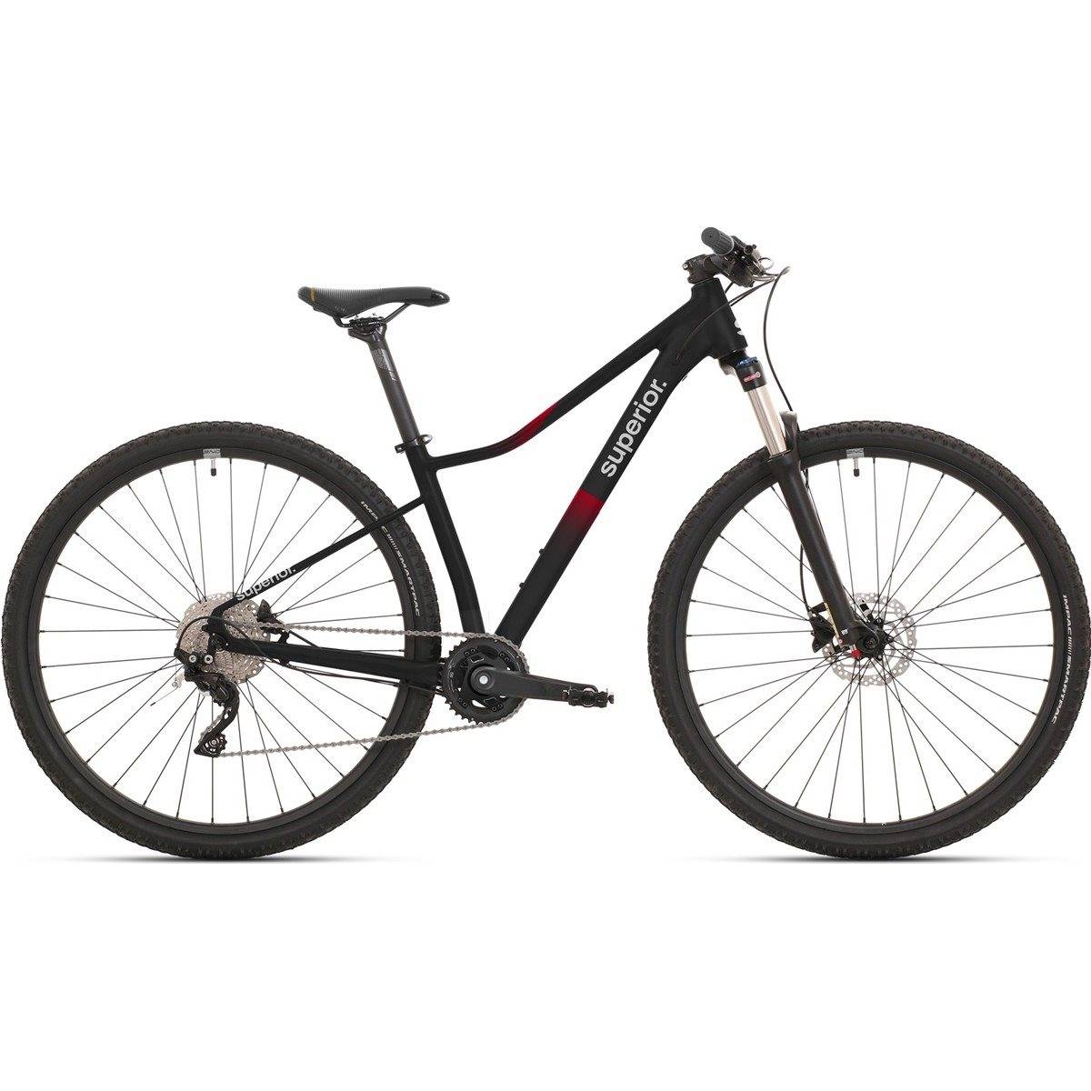 Hardtail MTB Superior XC 6.1 MS Matte Black/Bordeaux - MATTE BLACK/BORDEAUX (S)