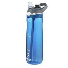 Contigo Ashland Autospout vattenflaska med fällbart sugrör | Stor 720 ml BPA-fri drickflaska | Sportflaska | Läcksäker drickflaska | Idealisk för skolan, gymmet, cykling, löpning, vandring