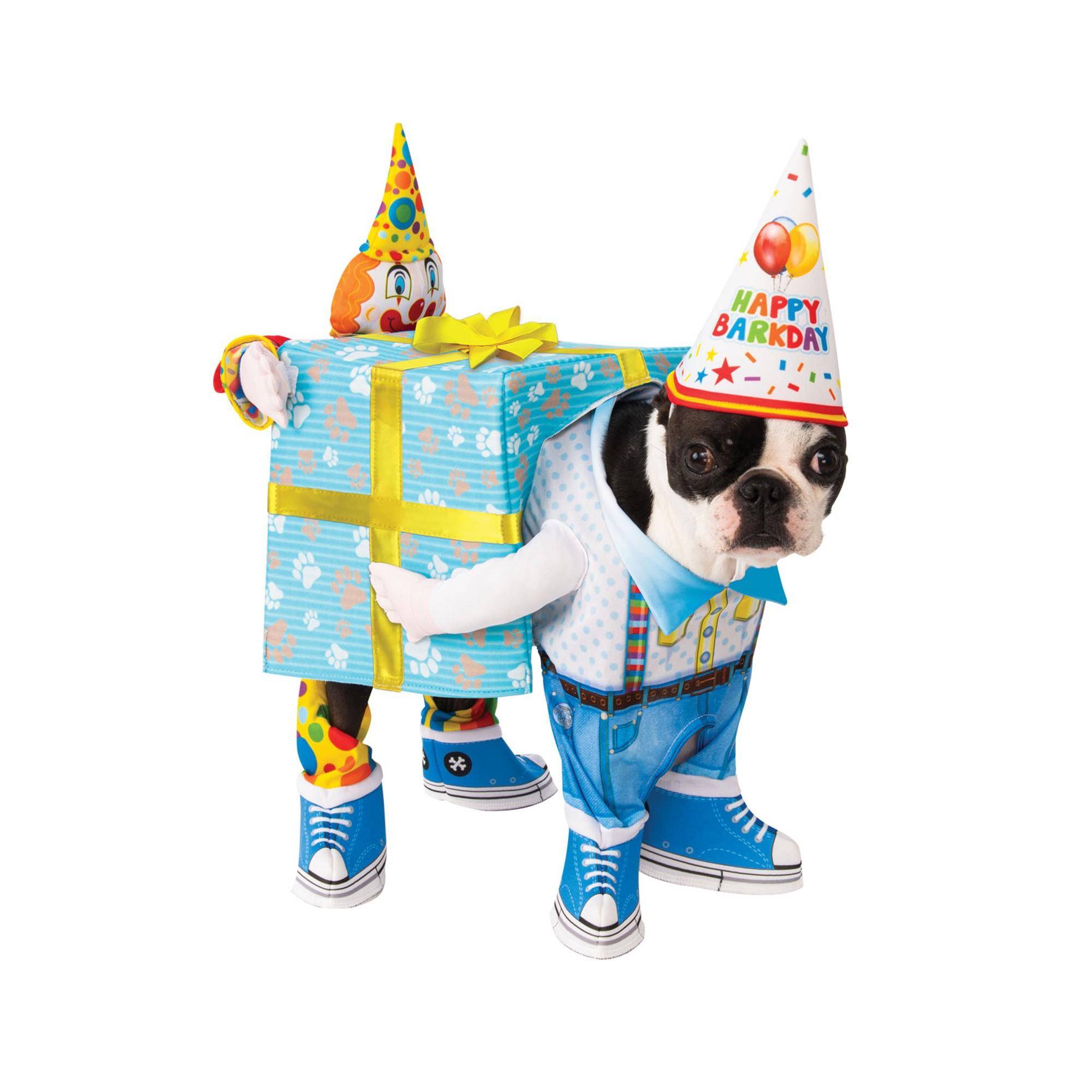 Bristol Novelty Clown Födelsedag Hund kostym S