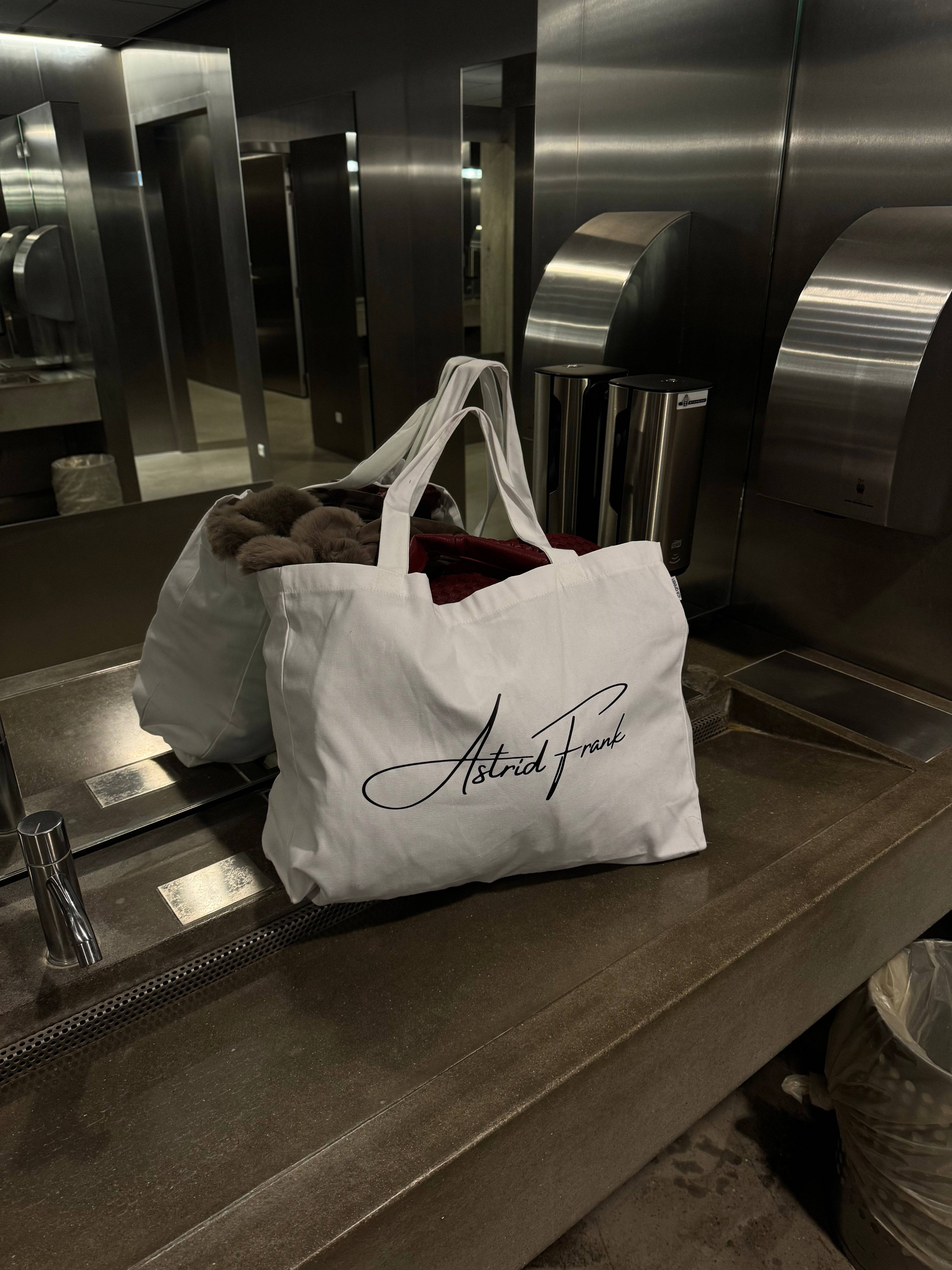 Astrid Frank totebag hvid - ONESIZE