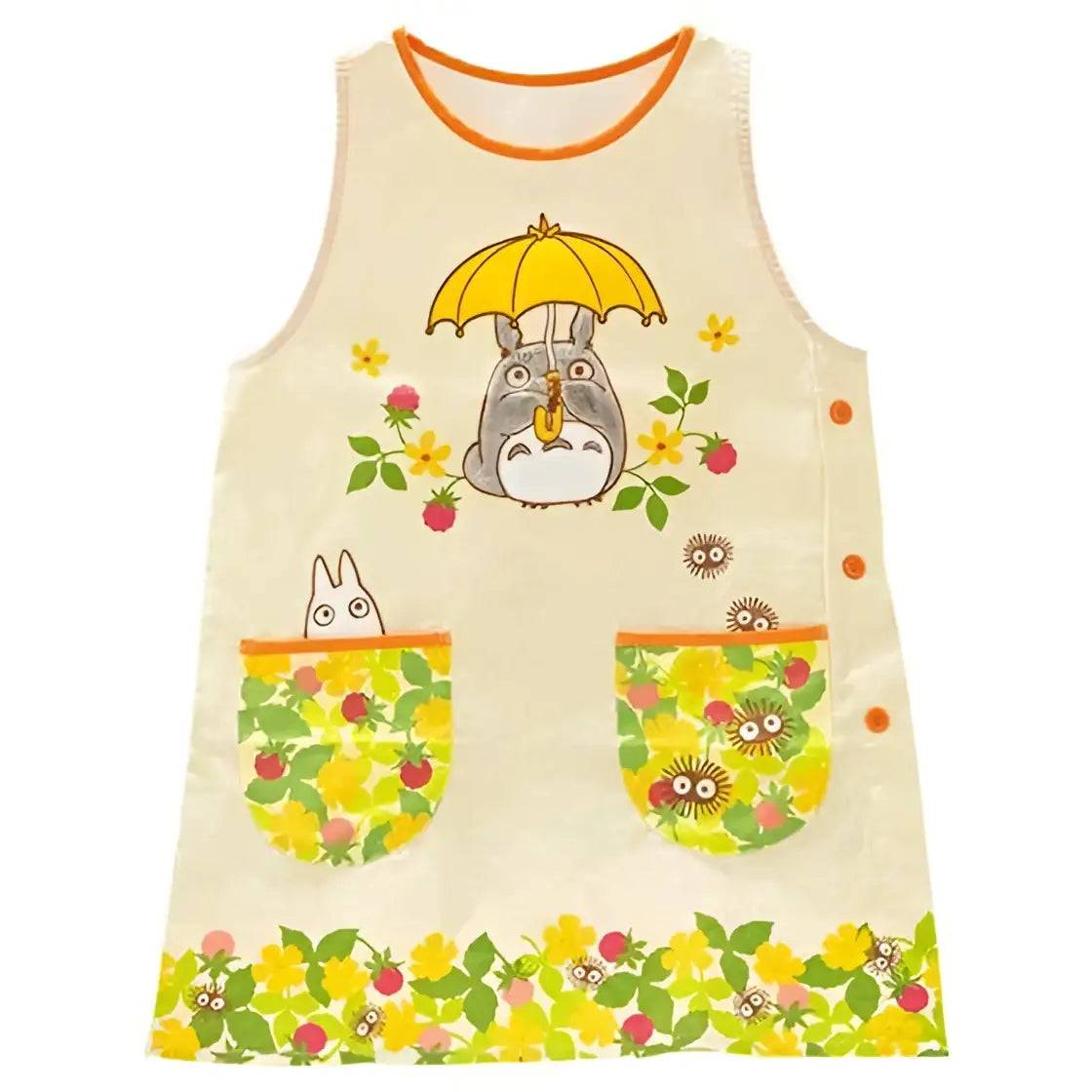 Totoro Blommor Förkläde