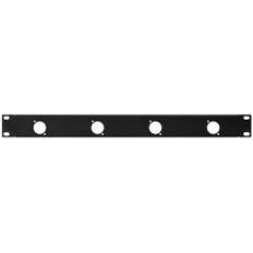 Stageline RCP-8730U 19 tommer rack frontplade til 4 Neutrik chassis | PRIS-MATCH