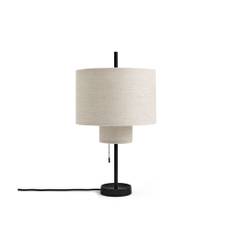 New Works - Margin Table Lamp Natural - Bordslampor - John Astbury - Beige,Svart