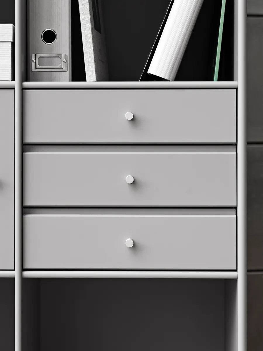Skuffer, dybde 30 cm fra Montana H: *2 x B: *6 / 04 Anthracite - Jacobsen Plus