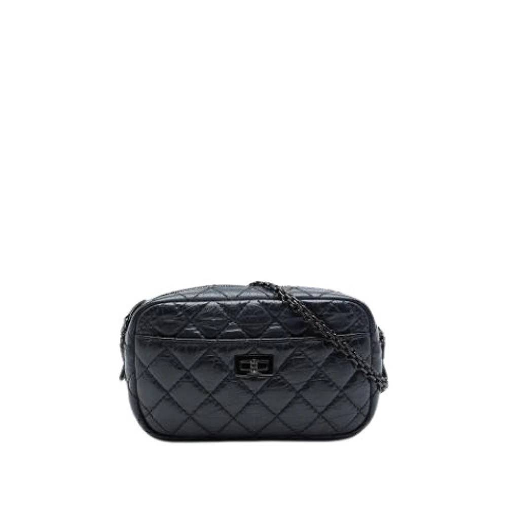 Chanel Vintage Pre-owned Vintage Quilted Crossbody Bag - Vintage - Dame - Sort - ONE SIZE - Uld