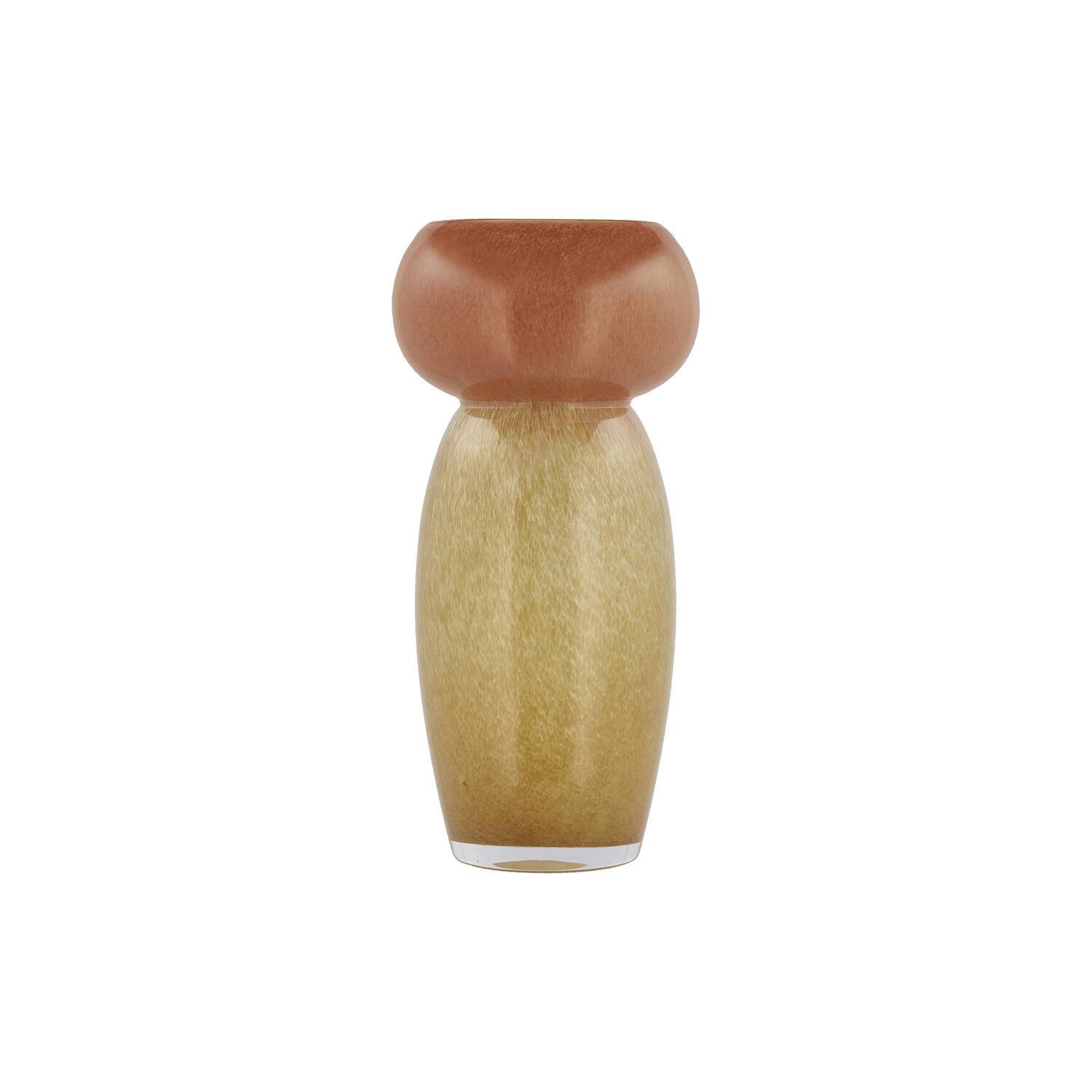 Styles Vase, yellow/amber