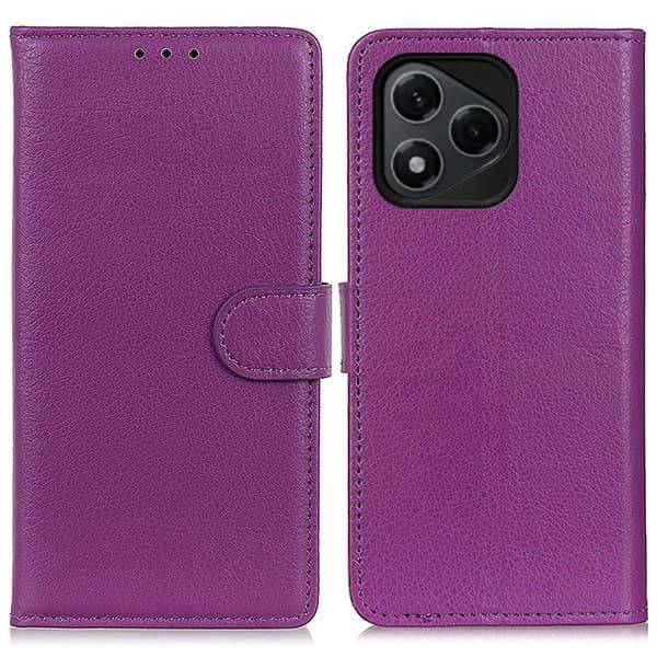Honor 400 Lite Fodral Litchi Läder Lila