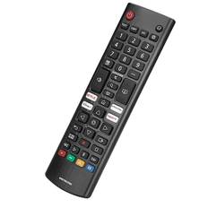 TV-fjernbetjening til LG AKB76037605, forbedret infrarød LG TV-fjernbetjening, med Prime Video, Rakuten TV-taster