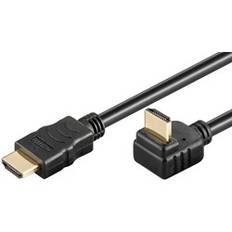 HDMI-kabel, rak hane till vinklad 270° hane, 3 meter - HDMI Serie 2.0, 4K @ 60 Hz