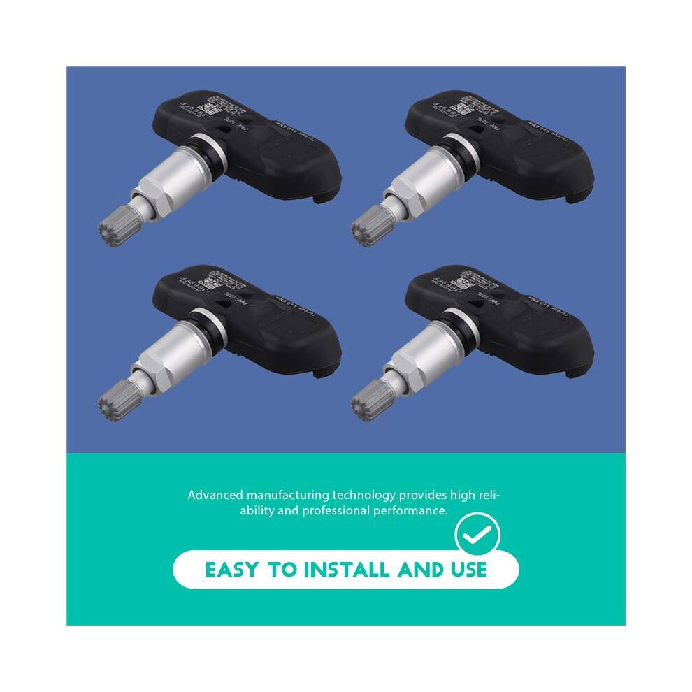 4Pcs Car TPMS Sensor 42753STKA04 for MDX TSX RDX Tire Pressure Sensor Monitoring System