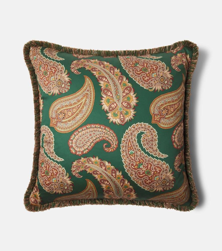 Etro Paisley cotton cushion
