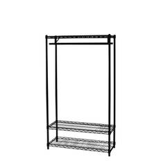 Trådreol Wirefix 46x91x160h, sort