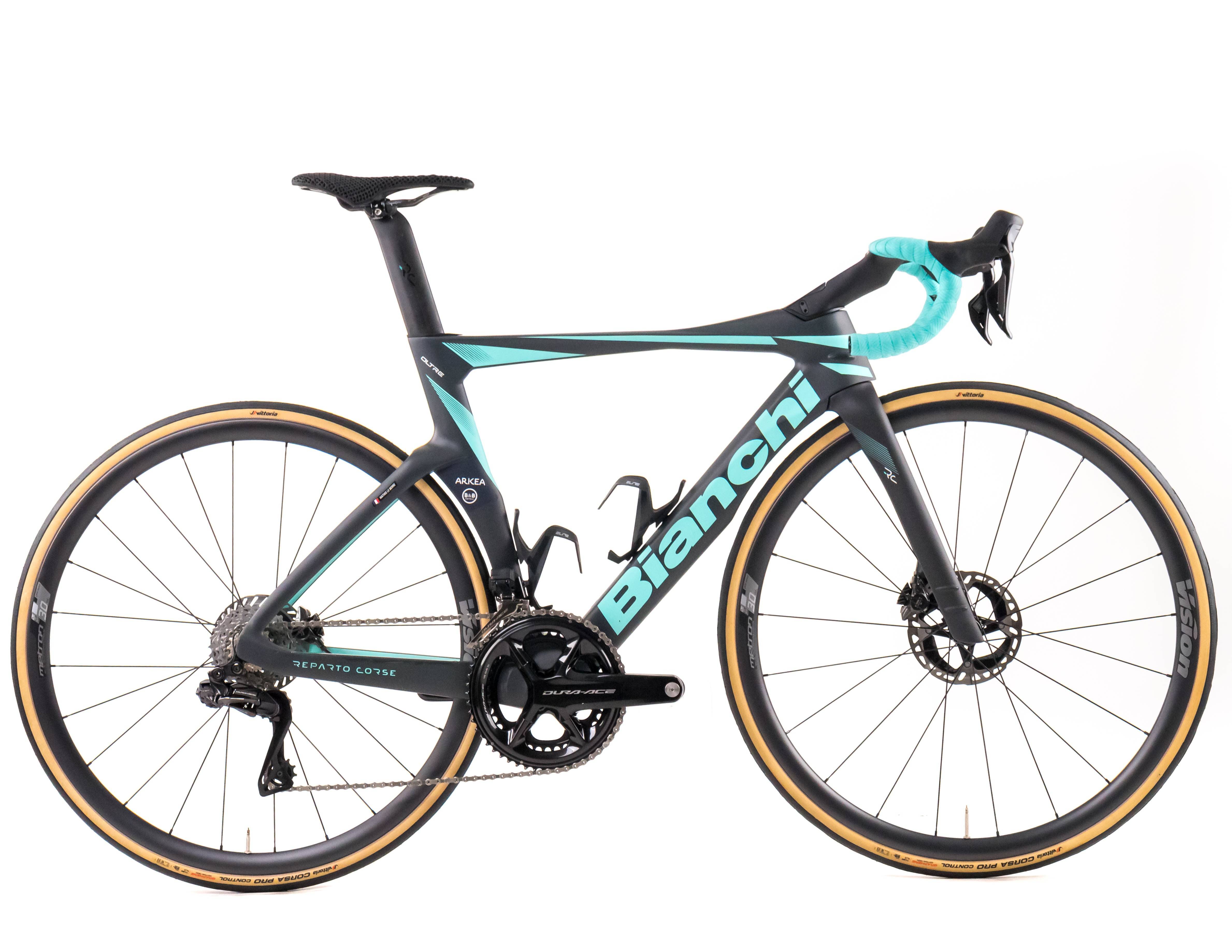 Bianchi Oltre RC 2024 Team Arkéa - B&B Hotels M. Le Berre size 53 Shimano Dura-Ace Di2 2x12sp - Bikeroom / 53 / celeste-black