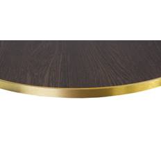 AL267 bordsskiva, laminat, rak guld aluminiumkant, tjocklek 2,67 cm (60x70 cm)