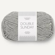Sandnes Double Sunday 50g - Sandnes Double Sunday Gråmelerad 1042