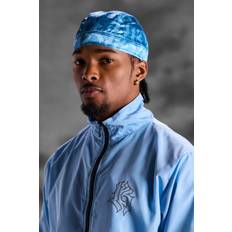 Mens Blue ArrDee Satin Printed Durag