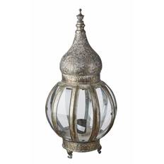 Orientalsk bordlampe med glas - Pris for 2stk