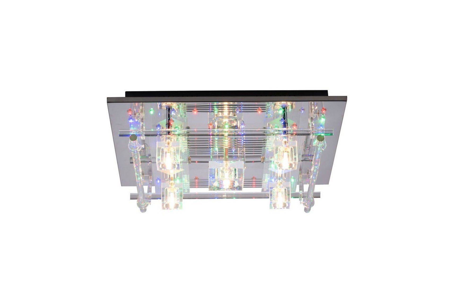 Taklampa Kemal2.0 - 50x15x50 cm & takbelysning Silver