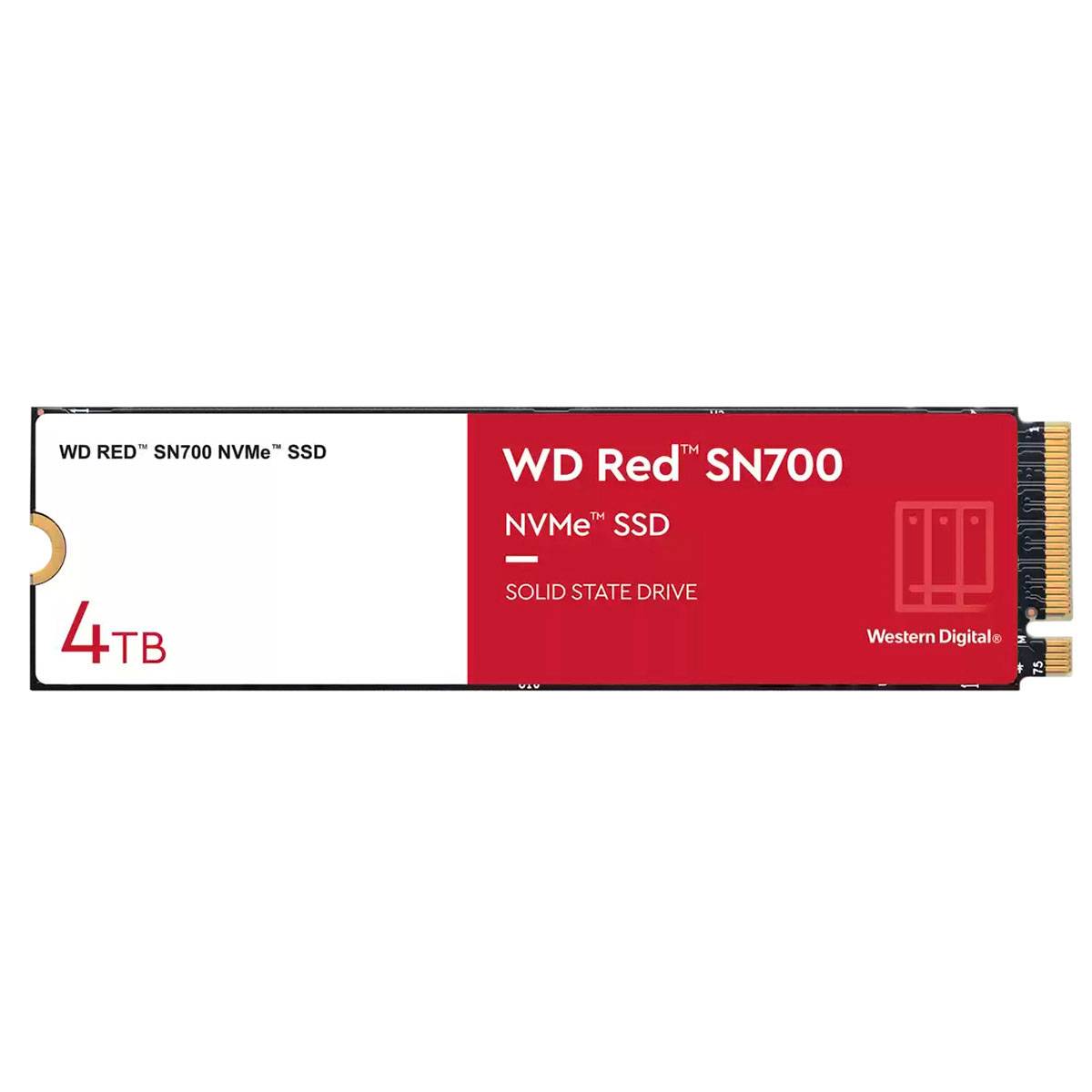 WD Red SN700 Intern SSD 4TB - M.2 PCle 3.0 (NVMe)