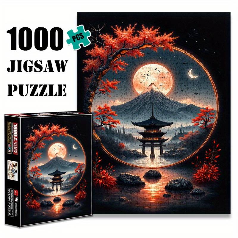 The Puzzle 1000pcs Large Jigsaw Toy Exquisite Game Gift Family Interactive Game Puzzle Decoration Holiday Present