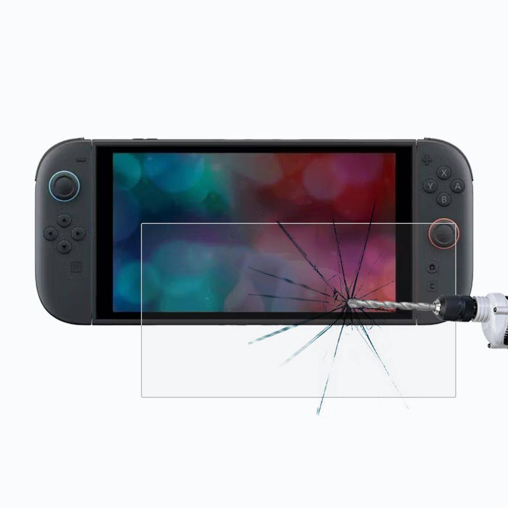 Hærdet glasskærmbeskytter til Nintendo Switch 2 / 0,26 mm / 9H