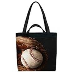 VOID Baseball handske boll spel väska 33 x 33 x 14 cm, 15 l shoppingväska shoppingväska shoppingväska väska, flerfärgad, Einheitsgröße, avslappnad