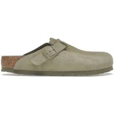 Birkenstock Boston Soft Footbed Suede Faded Khaki