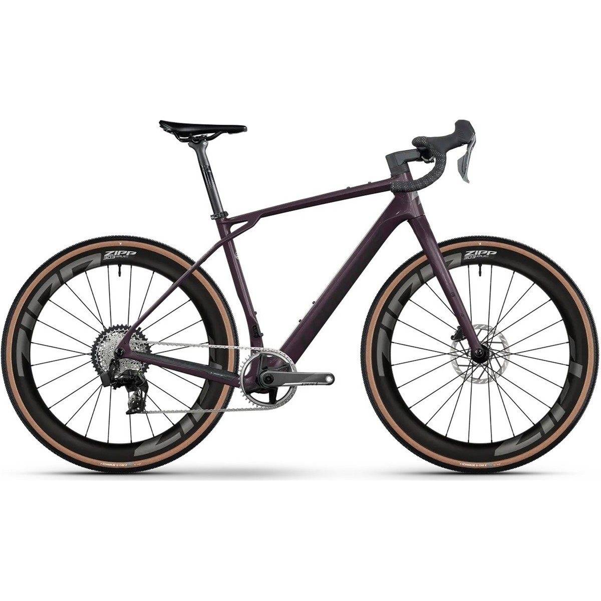 Gravel bike Lapierre Crosshill CF 8.0 Midnight Plum Purple (XL)