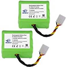 melasta 7,2 v 3 600 mAh NIMH ersättningsbatteri för Neato XV-21 XV-11 XV-12 XV-14 XV-15 XV-25 XV 945-0005 205-0001 945-0006 945-0024, Essential Signature Pro dammsugare er, 2-pack