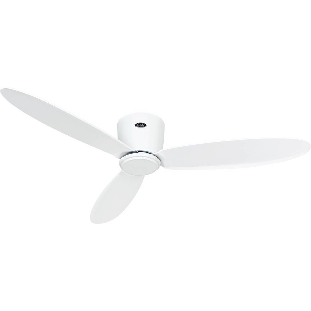 CasaFan ECO PLANO II 132 WE-WE WiFi Flügel lack weiß Takfläkt 28 W (Ø x H) 132 cm x 160 mm Vit med fjärrkontroll, Timer, Vinterdrift, Appstyrd