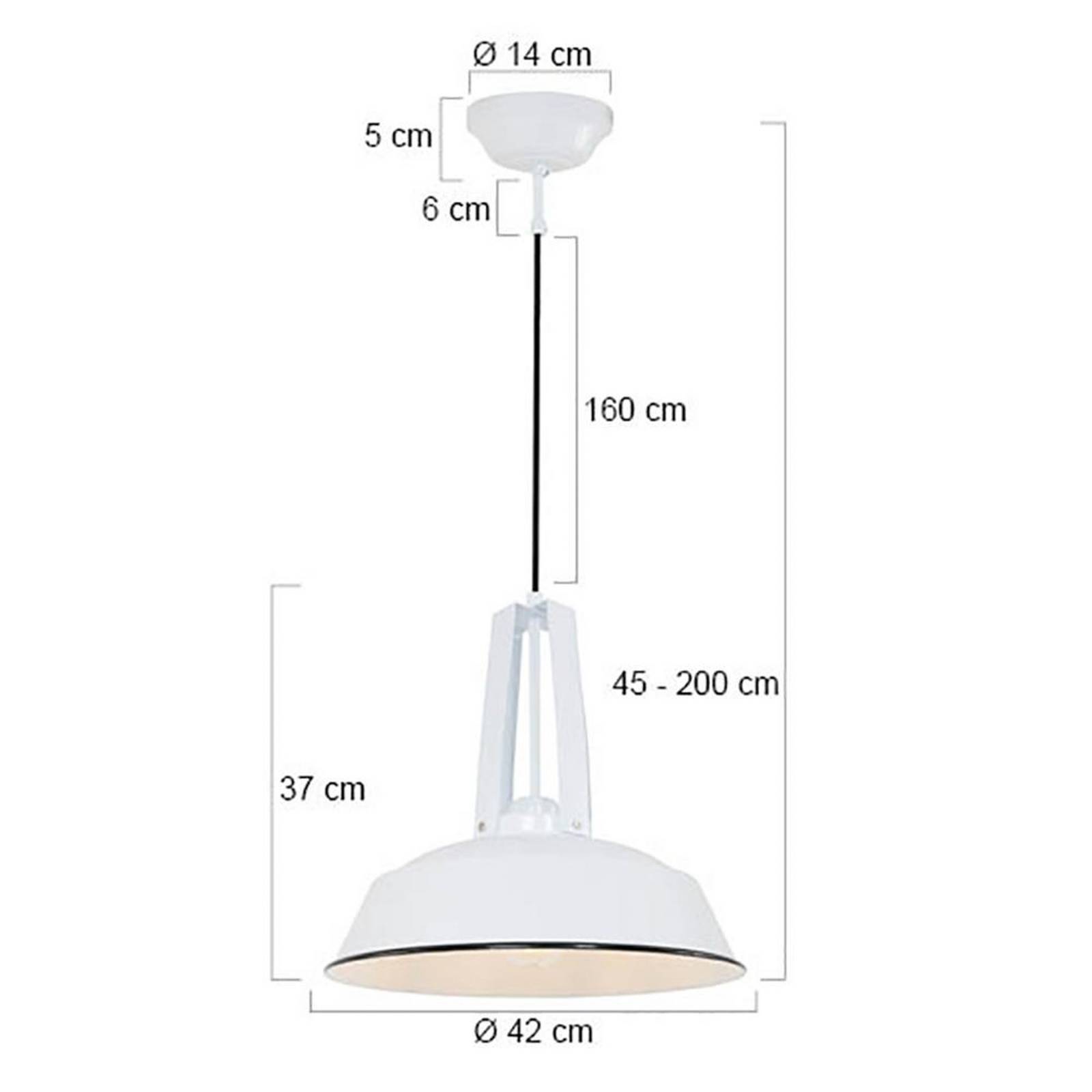 Steinhauer Hänglampa Eden, dimbar, Vitt / opal, Kök, Metall, Vintage, Pendellampa