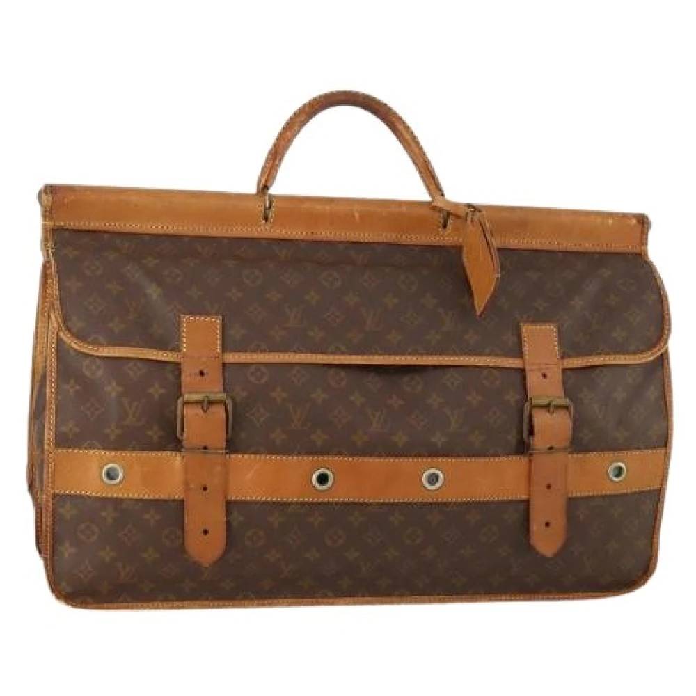 Louis Vuitton Vintage Pre-owned Boston Bag - Vintage - Dame - Brun - ONE SIZE - Læder