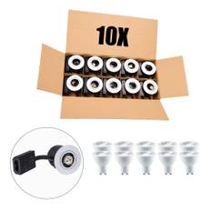 Udendørs Spot GU10 | Mat Hvid | Inkl. LED Pærer | 230V | VENTA | 10 stk. Pakke