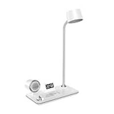 shower head 15W Trådlös laddning Sängbordslampa LED Bluetooth-högtalare Elektronisk klocka Skrivbordslampa i sovrummet Touch Skrivbord Studio Bordslampa Club Sminkbelysningsarmatur shower head