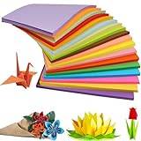 100 ark färgat papper A4 – Cezmkio 70 gsm färgat A4-papper blandade i 20 färger handgjorda kopieringspapper pastellpapper för gör-det-själv-konst och färgglada projekt origami-papper (100)